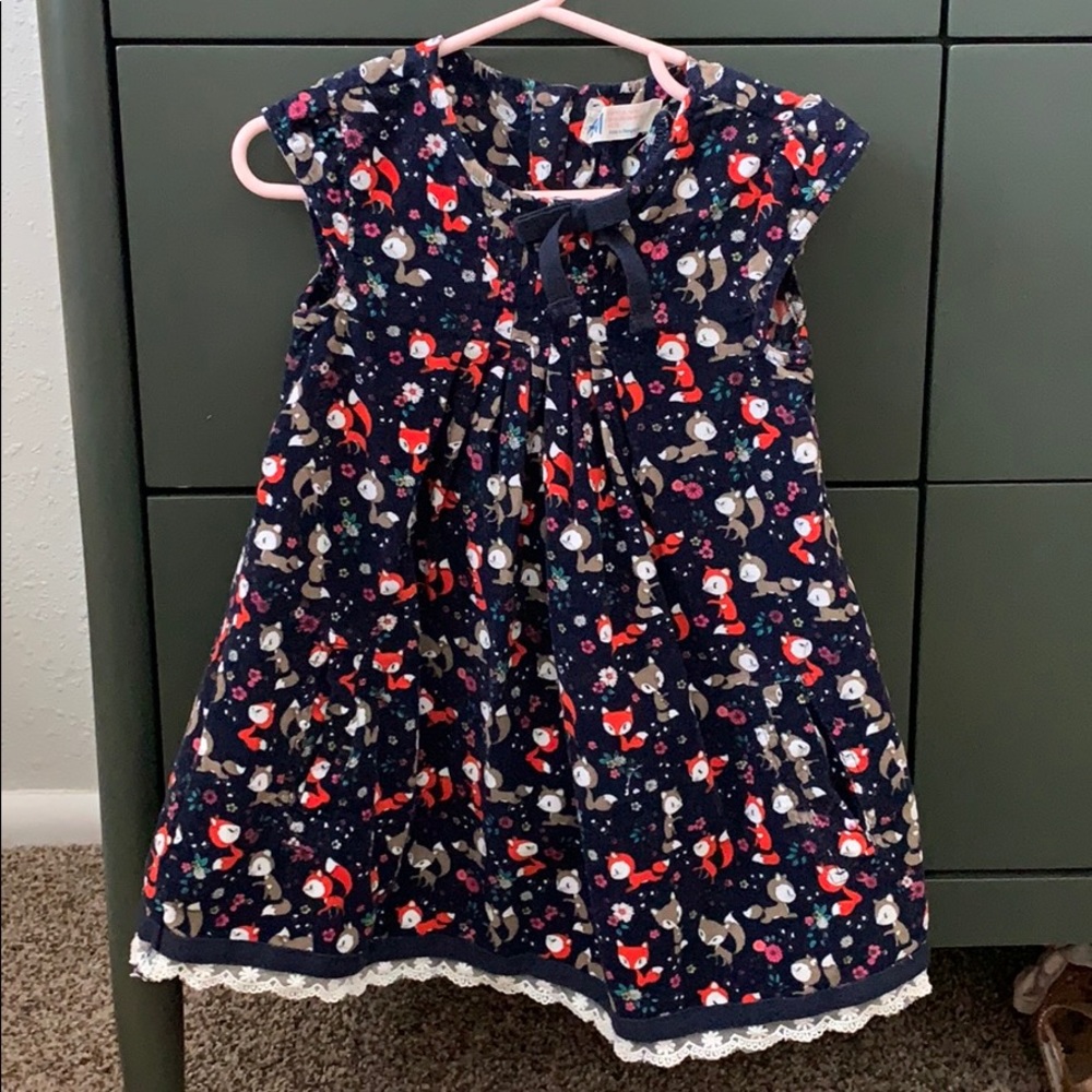 H&M baby printed corduroy dress